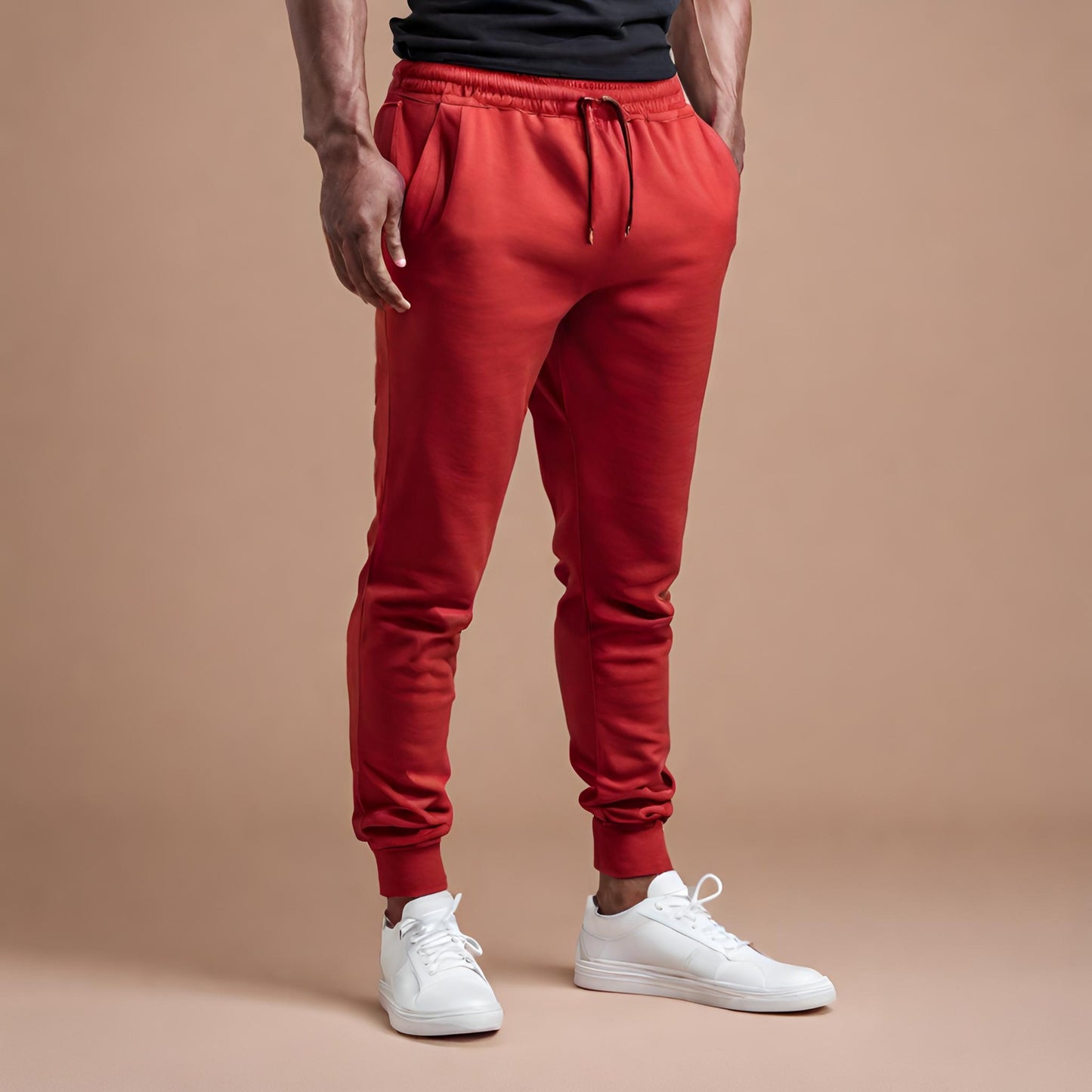 PREMIUM QUALITY PLAIN JOGGER (Red)