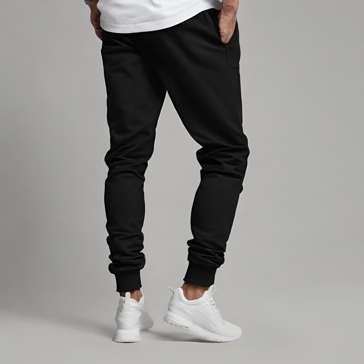 PREMIUM QUALITY PLAIN JOGGER (Black)