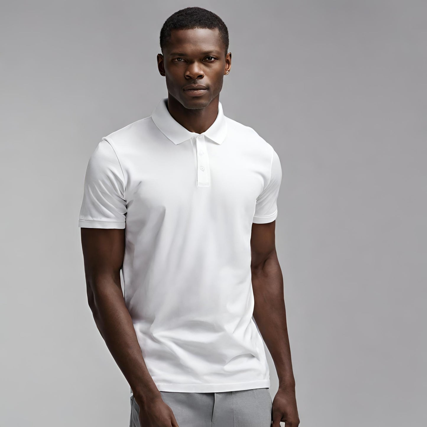 PREMIUM QUALITY PLAIN POLO (White)