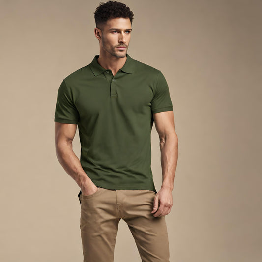 PREMIUM QUALITY PLAIN POLO (Green)