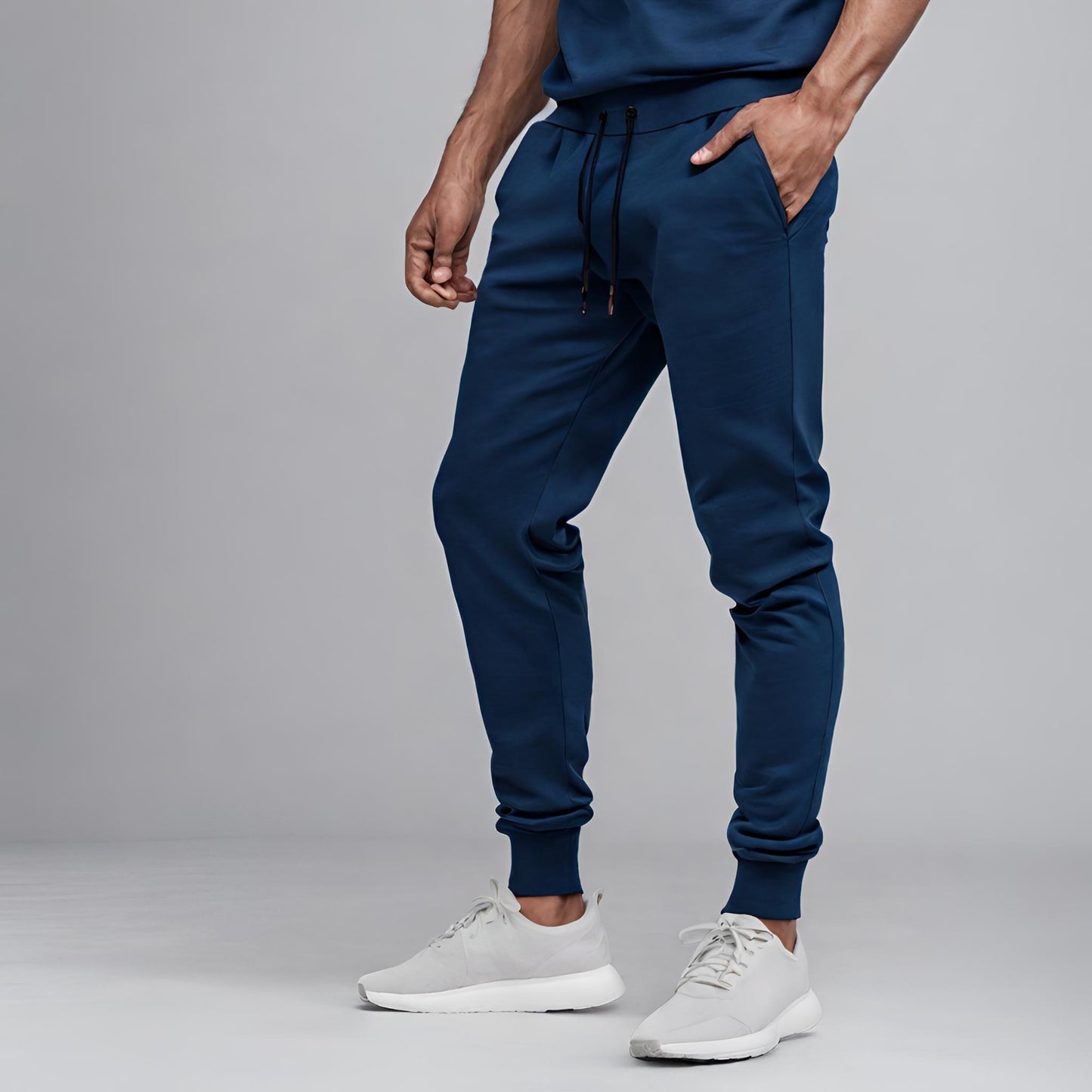 PREMIUM QUALITY PLAIN JOGGER (Blue)