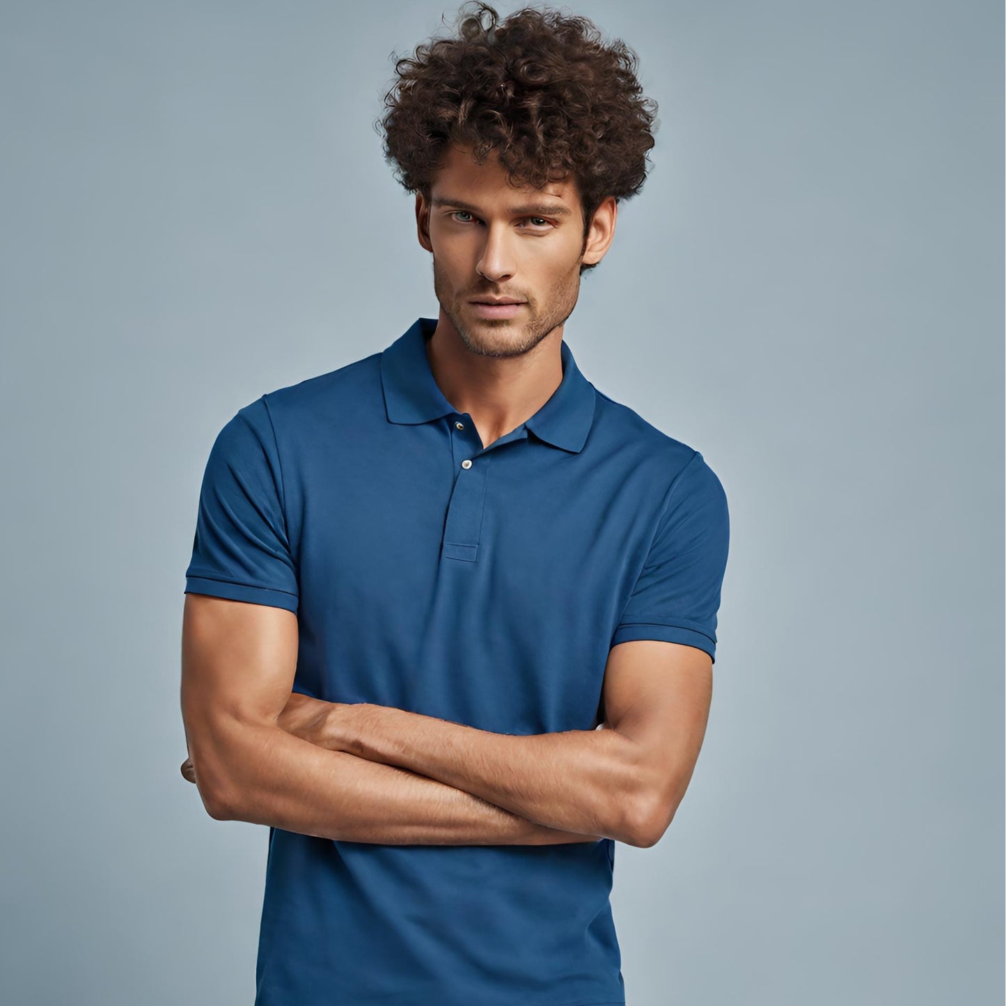 PREMIUM QUALITY PLAIN POLO (Deep Blue)