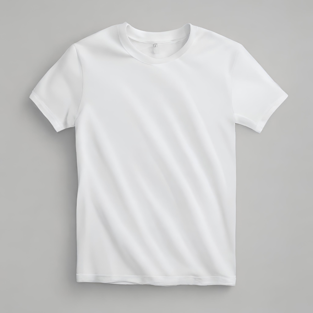 PREMIUM QUALITY PLAIN T-SHIRT (White)