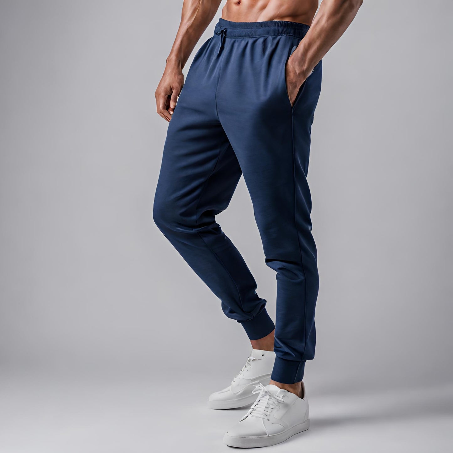 PREMIUM QUALITY PLAIN JOGGER (Blue)