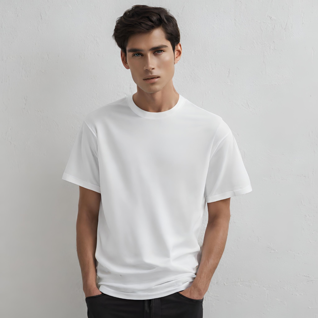 PREMIUM QUALITY PLAIN T-SHIRT (White)