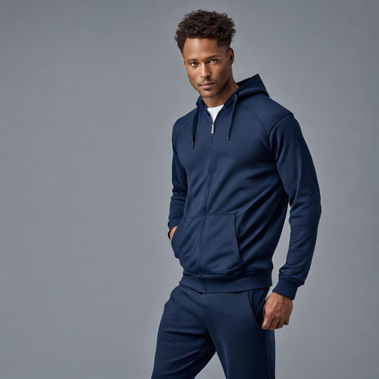 PREMIUM QUALITY PLAIN TRACKSUIT (Deep Blue)