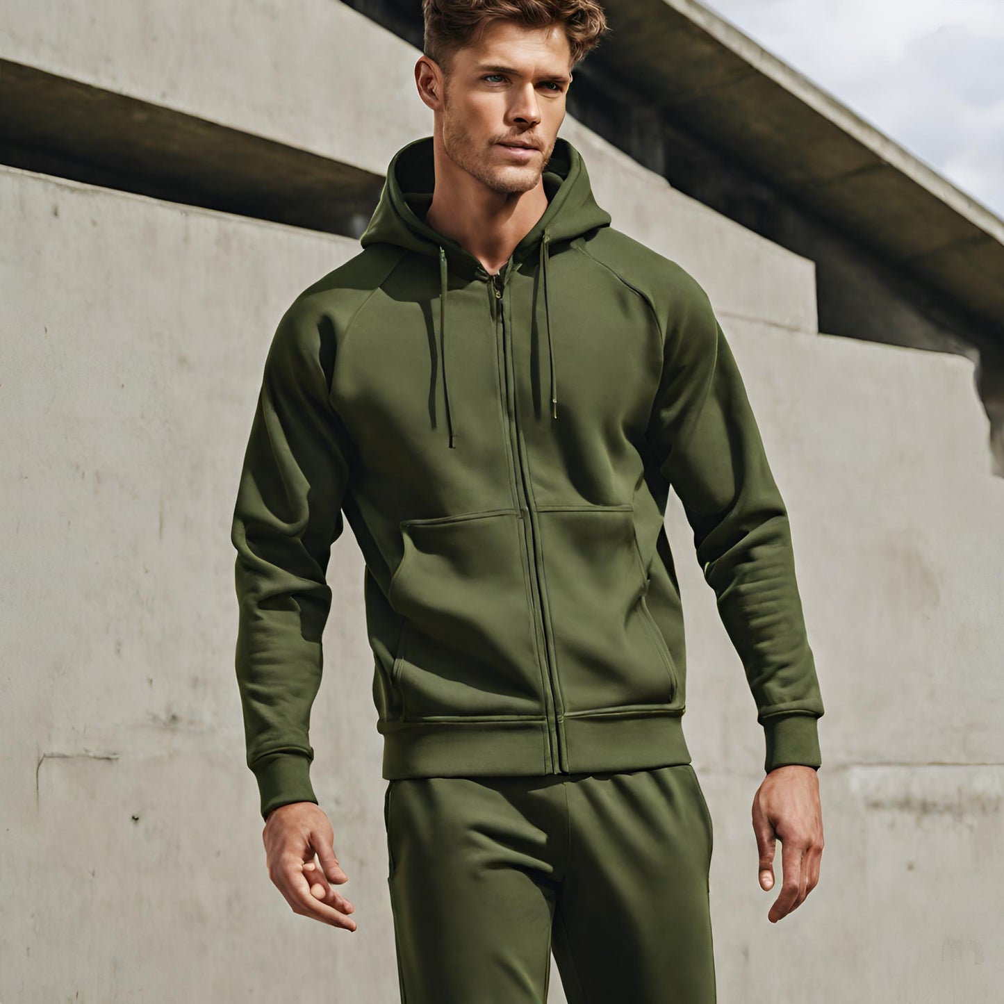 PREMIUM QUALITY PLAIN TRACKSUIT (Green)