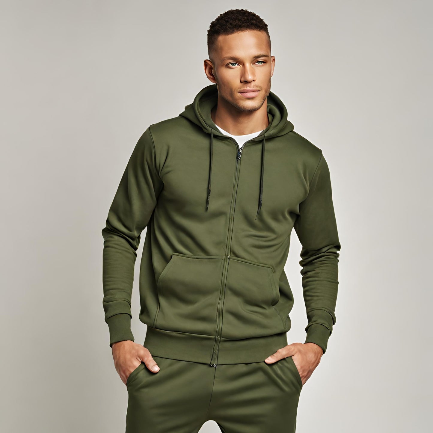 PREMIUM QUALITY PLAIN TRACKSUIT (Green)