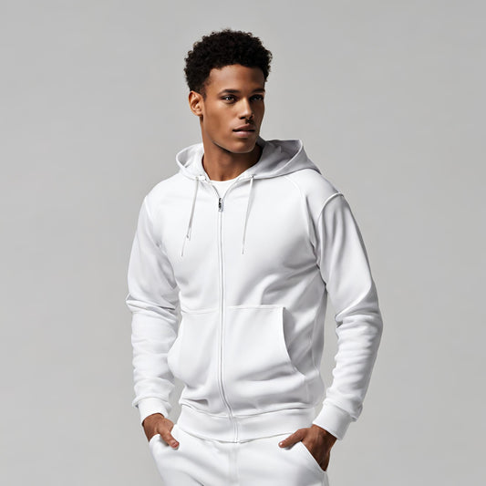 PREMIUM QUALITY PLAIN TRACKSUIT (White)