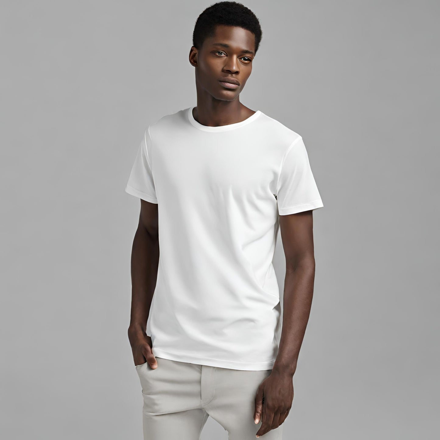 PREMIUM QUALITY PLAIN T-SHIRT (White)