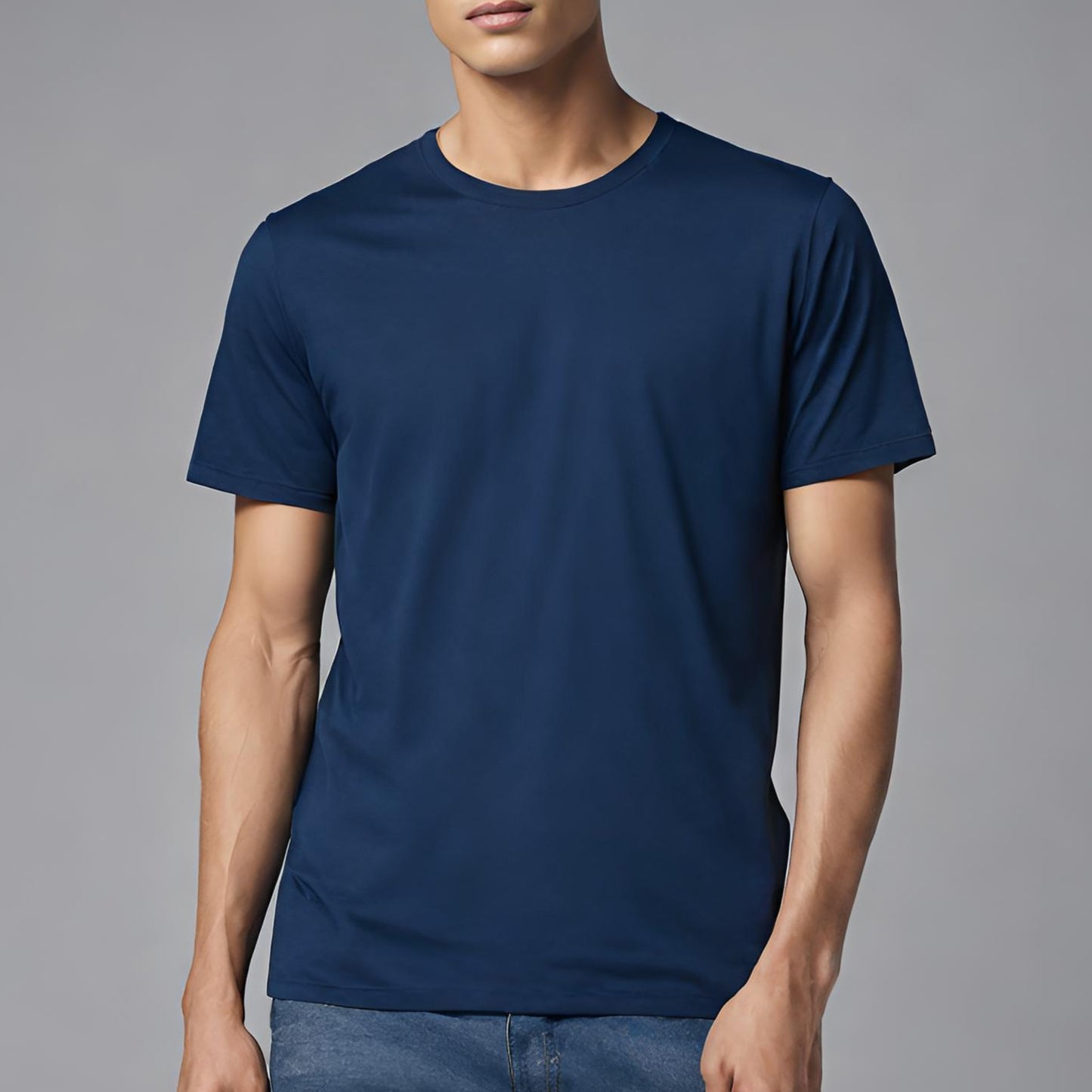 PREMIUM QUALITY PLAIN T-SHIRT (Blue)