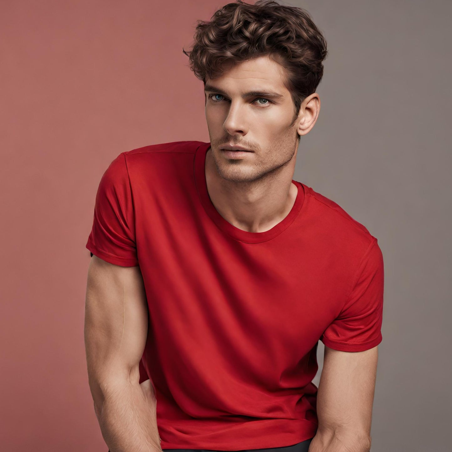 PREMIUM QUALITY PLAIN T-SHIRT (Red)