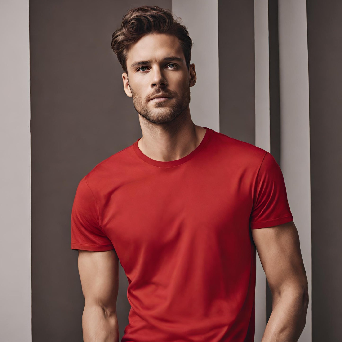 PREMIUM QUALITY PLAIN T-SHIRT (Red)