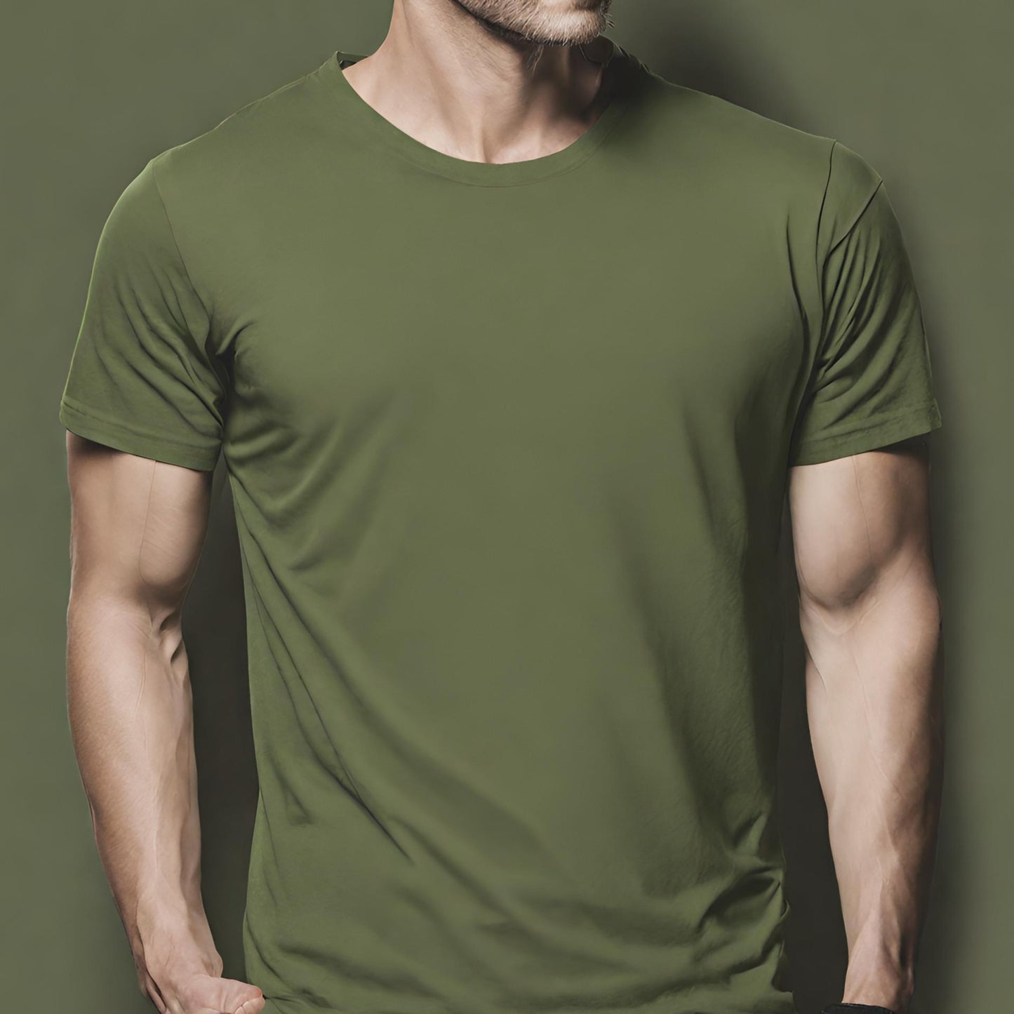 PREMIUM QUALITY PLAIN T-SHIRT (Green)