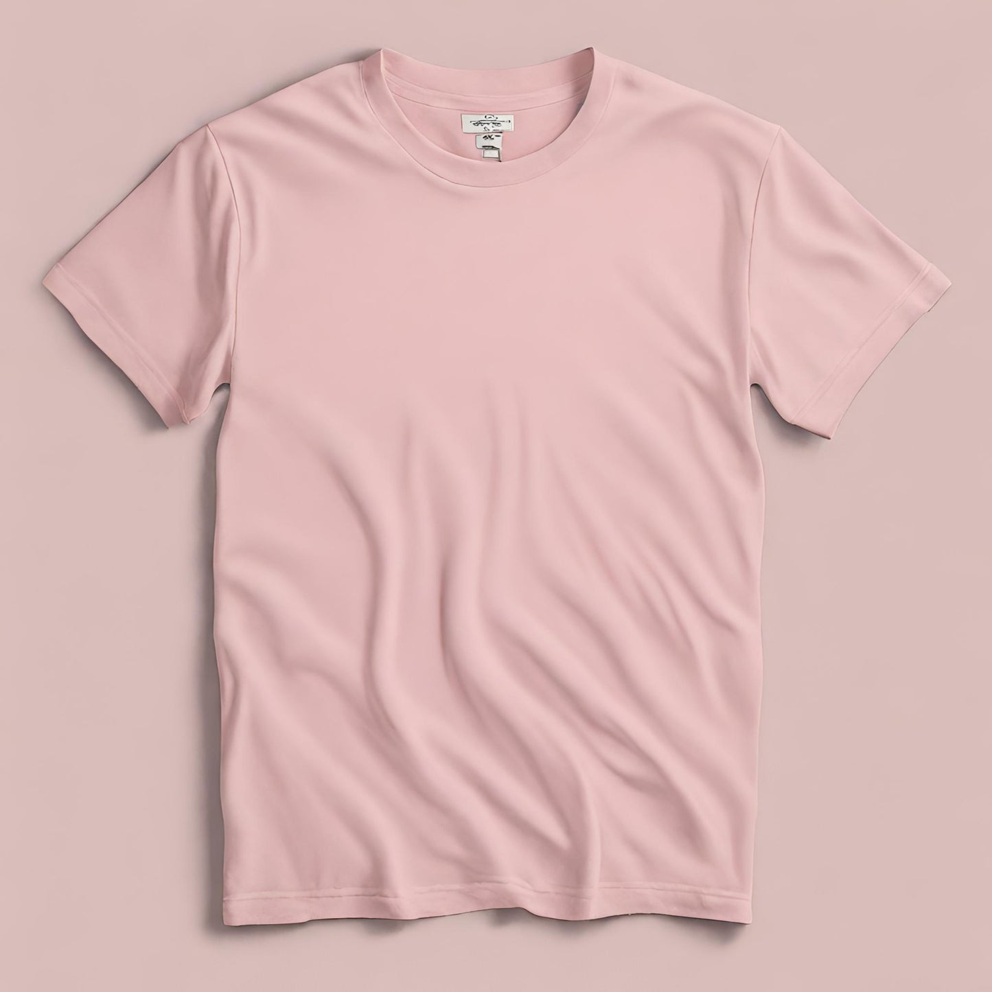 PREMIUM QUALITY PLAIN T-SHIRT (Light Pink)